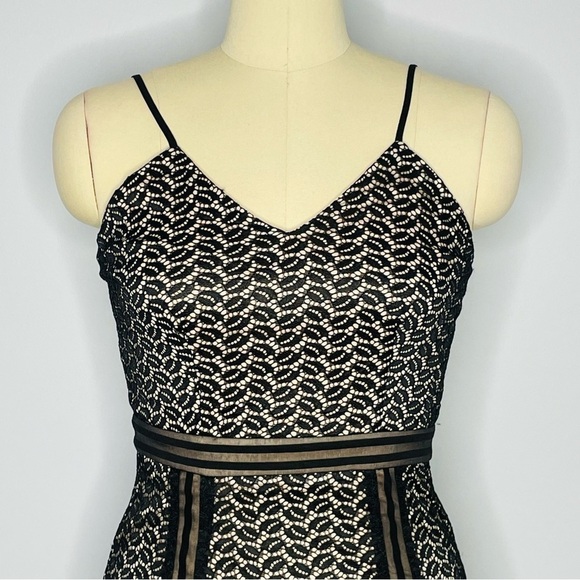 Missguided x Nordstrom Strappy Midi Bodycon Lace Dress- Size US 8 UK 12 - Picture 4 of 13